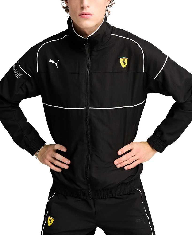 Puma Men's Scuderia Ferrari Sds 2.0 Full-Zip Ripstop Race Jacket