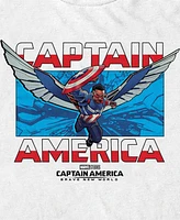 Marvel Men's Sam Captain America Short Sleeve T-Shirt