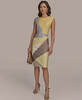 Donna Karan New York Women's Geo-Print Sheath Dress