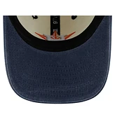 New Era Men's Cream/Navy Houston Astros Classic Side Script 9TWENTY Adjustable Hat
