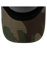New Era Men's Camo Boston Red Sox Woodland Team Pop 9FORTY A-Frame Adjustable Hat