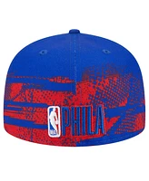 New Era Men's Royal Philadelphia 76ers Tip-Off 59FIFTY Fitted Hat