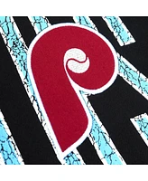 Mitchell & Ness Men's Black Philadelphia Phillies Team Og 2.0 Fleece Pullover Hoodie