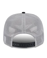 New Era Men's Gray/Black Pittsburgh Pirates 2025 Batting Practice 9SEVENTY Stretch-Snap Trucker Hat