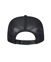 New Era Men's Black Houston Astros Score Check A-Frame Trucker 9FIFTY Snapback Hat