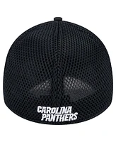 New Era Men's Black Carolina Panthers Main Neo 39THIRTY Flex Hat