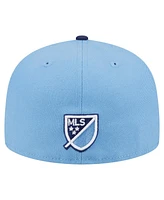 New Era Men's Blue York City Fc 2025 Kickoff 59FIFTY Fitted Hat