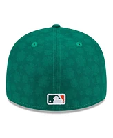 New Era Men's Kelly Green San Diego Padres St. Patrick's Day Low Profile 59FIFTY Fitted Hat