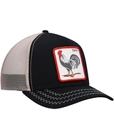 Goorin Bros. Men's Natural/Black The Rooster Trucker Snapback Hat