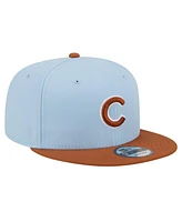 New Era Men's Light Blue Chicago Cubs Spring Color Two-Tone 9FIFTY Snapback Hat