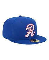 New Era Men's Royal Texas Rangers Duo Logo 2.0 59FIFTY Fitted Hat