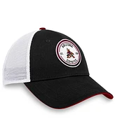 Fanatics Men's Black/White Arizona Coyotes Iconic Gradient Trucker Snapback Hat