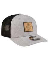 New Era Men's Heather Gray Atlanta United Fc 9SEVENTY Coolera Stretch-snap Adjustable Hat