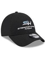 New Era Men's Black Stewart-Haas Racing 9FORTY Adjustable Hat