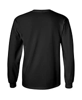 Jr Motorsports Official Team Apparel Men's Black Neon Logo Long Sleeve T-Shirt