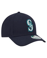 New Era Big Boys and Girls Navy Seattle Mariners Player Replica 9FORTY Adjustable Hat