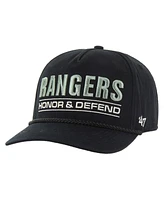 '47 Brand Men's Black New York Rangers Oht Military Appreciation Homeland Honor and Defend Hitch Adjustable Hat