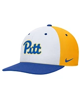 Nike Men's White/Gold Pitt Panthers Pro Performance Snapback Hat
