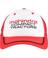 Stewart-Haas Racing Team Collection Men's White/Red Chase Briscoe Mahindra Uniform Adjustable Hat