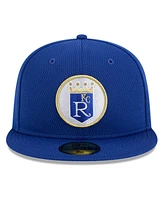 New Era Men's Royal Kansas City Royals 2025 Mlb Clubhouse 59FIFTY Fitted Hat