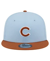 New Era Men's Light Blue Chicago Cubs Spring Color Two-Tone 9FIFTY Snapback Hat