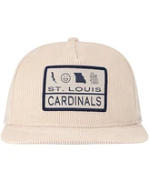 New Era Men's Khaki St. Louis Cardinals Summer Essential Golfer Snapback Hat