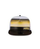 New Era Men's Brown San Diego Padres Team Horizon 9FIFTY A-Frame Trucker Snapback Hat