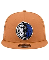 New Era Men's Tan Dallas Mavericks Color Pack 9FIFTY Snapback Hat