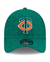 New Era Men's Kelly Green Minnesota Twins St. Patrick's Day A-Frame 9FORTY Adjustable Hat