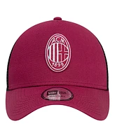 New Era Men's Red Ac Milan Trucker Adjustable Hat