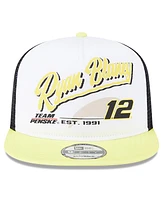 New Era Men's Black Ryan Blaney 9FIFTY A-Frame Retro Script Snapback Hat