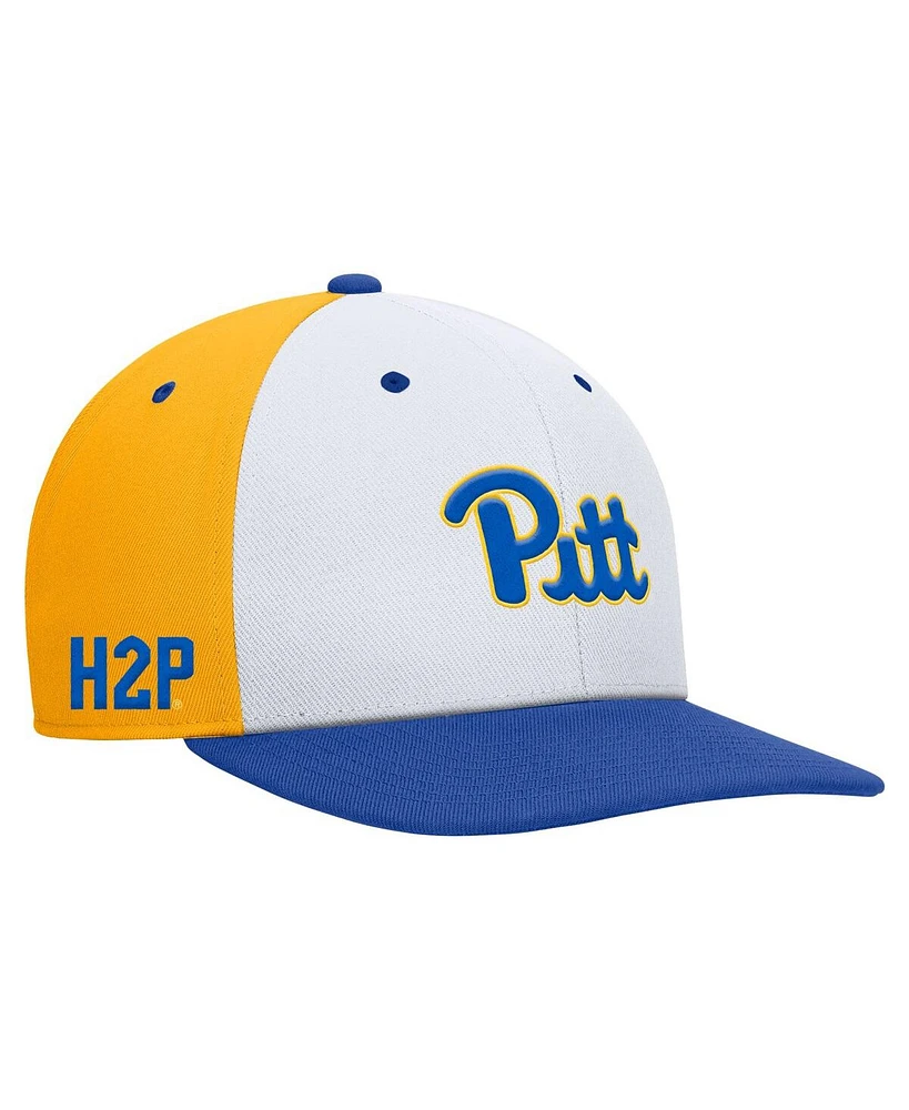 Nike Men's White/Gold Pitt Panthers Pro Performance Snapback Hat
