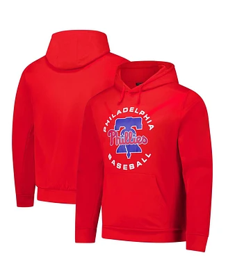 Dunbrooke Men's Red Philadelphia Phillies Champion Pullover Hoodie