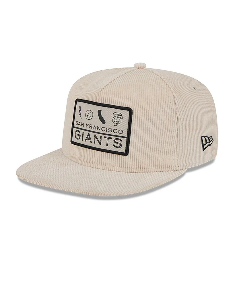 New Era Men's White San Francisco Giants Summer Essential Golfer Snapback Hat
