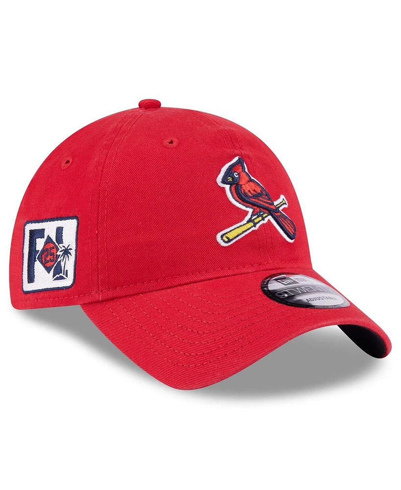 New Era Big Boys and Girls Red St. Louis Cardinals 2025 Spring Training 9TWENTY Adjustable Hat