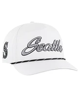 '47 Brand Men's White Seattle Mariners Overhand Speckle Hitch Rope Adjustable Hat