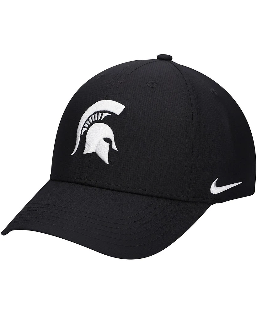 Nike Big Boys and Girls Black Michigan State Spartans 2024 Sideline Club Adjustable Hat