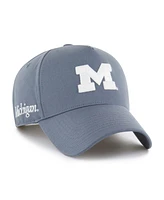 '47 Brand Men's Gray Michigan Wolverines Foundation Offside Adjustable Hat