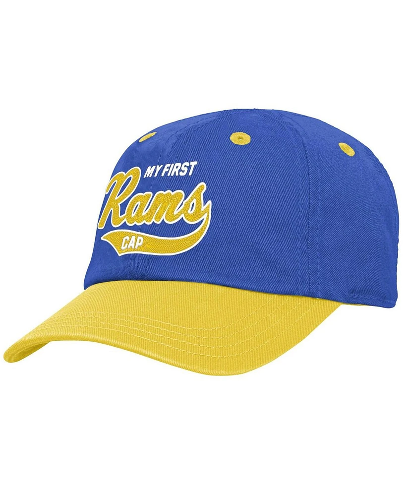 Outerstuff Baby Boys and Girls Royal/Gold Los Angeles Rams My First Tail Sweep Slouch Flex Hat
