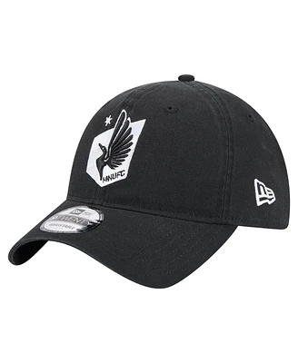 New Era Men's Black Minnesota United Fc 2025 Kickoff 9TWENTY Adjustable Hat