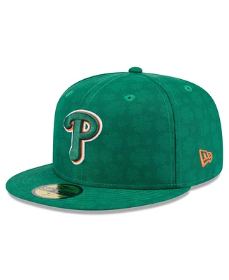 New Era Men's Kelly Green Philadelphia Phillies St. Patrick's Day 59FIFTY Fitted Hat