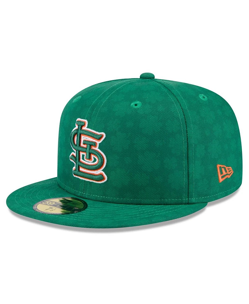 New Era Men's Kelly Green St. Louis Cardinals Patrick's Day 59FIFTY Fitted Hat