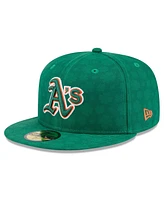 New Era Men's Kelly Green Athletics St. Patrick's Day 59FIFTY Fitted Hat