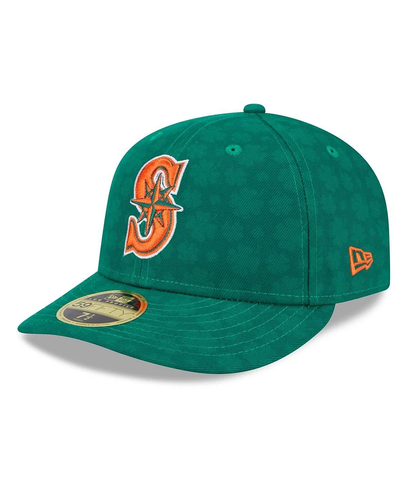 New Era Men's Kelly Green Seattle Mariners St. Patrick's Day Low Profile 59FIFTY Fitted Hat