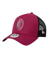 New Era Men's Red Ac Milan Trucker Adjustable Hat