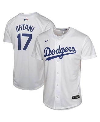 Nike Big Boys and Girls Shohei Ohtani White Los Angeles Dodgers Home Player Game Jersey