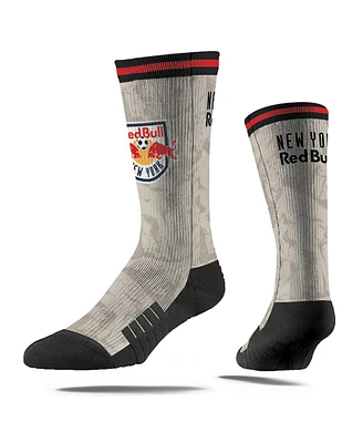 Strideline Men's and Women's New York Red Bulls 2025 Jersey Hook Premium Crew Socks