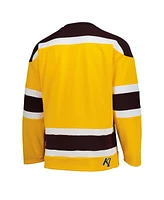 K1 Sportswear Men's Gold Minnesota Golden Gophers Replica Hockey Jersey