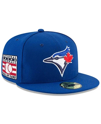 New Era Men's Royal Toronto Blue Jays National Baseball Hall of Fame 59FIFTY Fitted Hat
