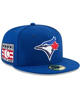 New Era Men's Royal Toronto Blue Jays National Baseball Hall of Fame 59FIFTY Fitted Hat